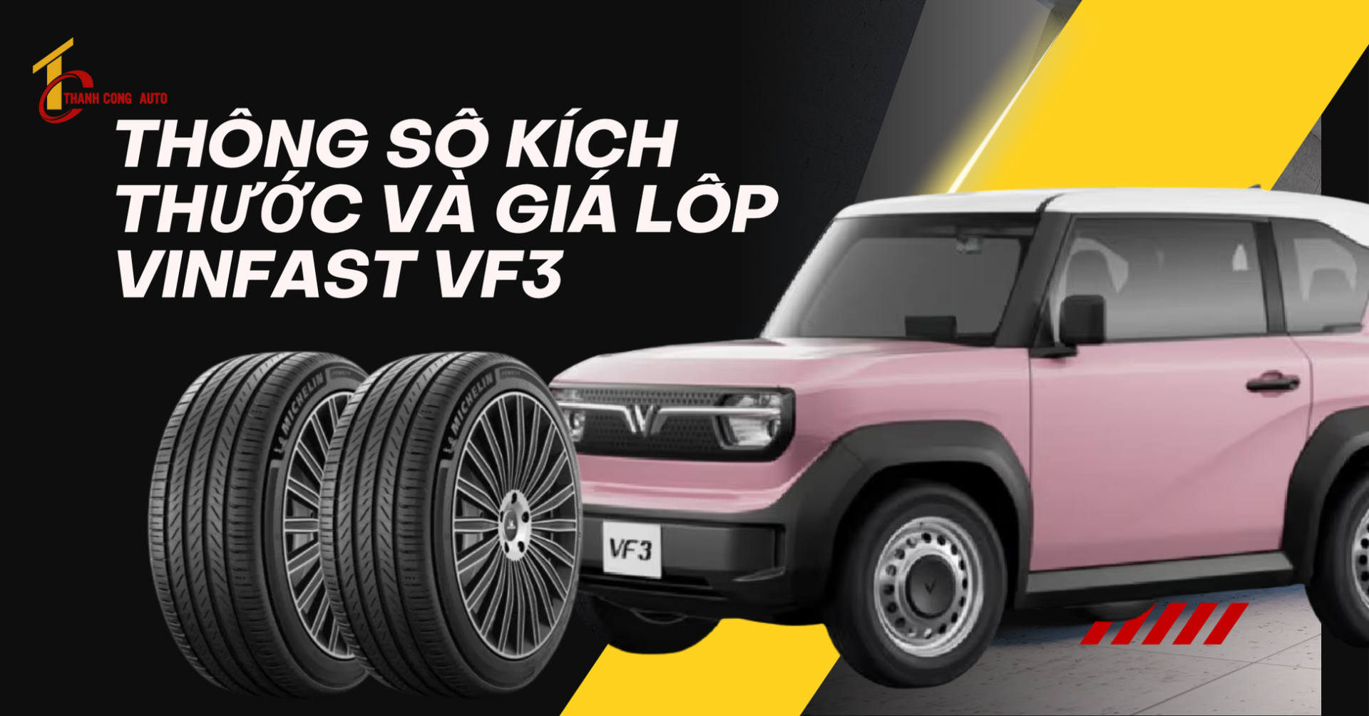                        Lốp xe Vinfast VF3: Thông số lốp bao nhiêu và báo giá thay lốp chính hãng